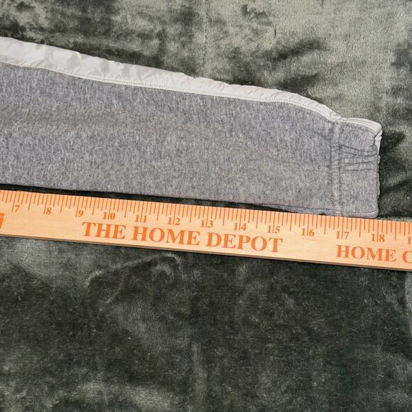 Nike Air Full Zip Hoodie Jacket Girls Large Heather Gray Long Sleeve Activewear - Picture 6 of 9